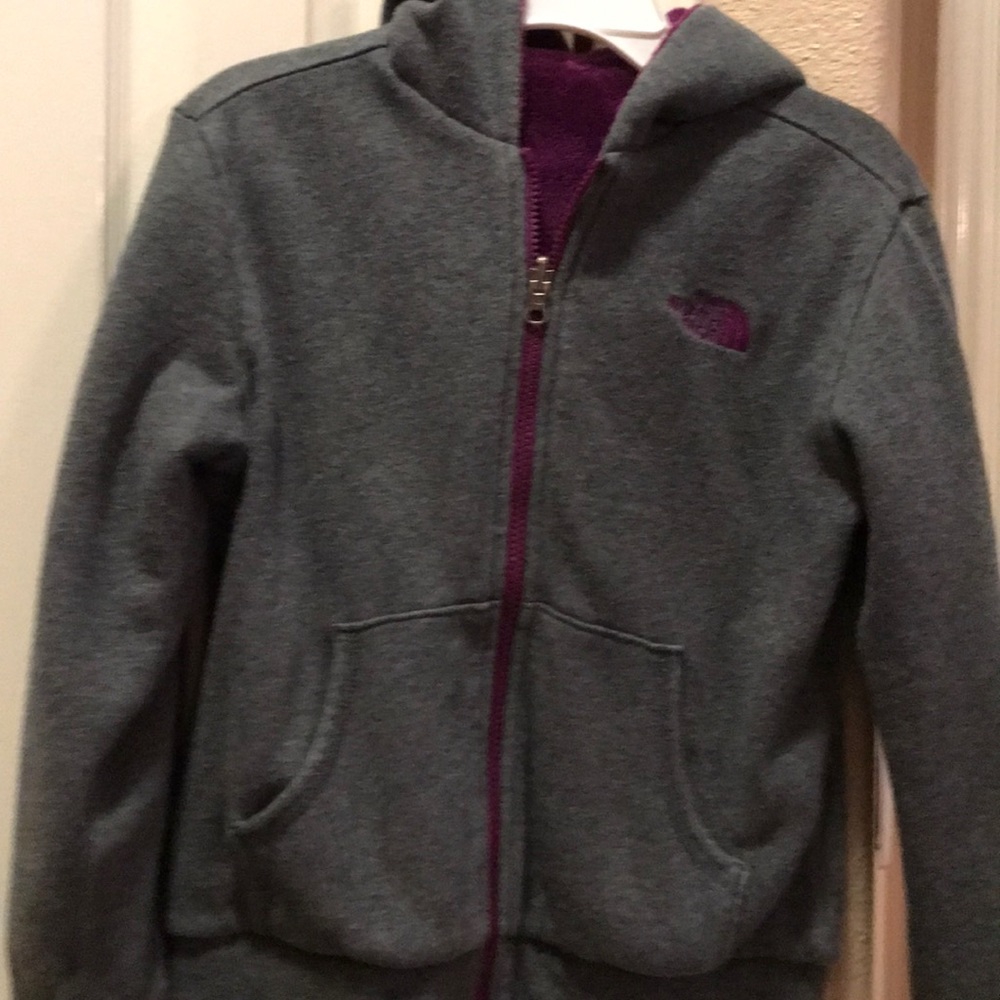 North face soft reversible jacket